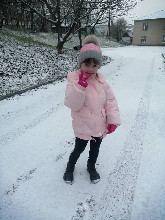 Куртка зимова для дівчинка
