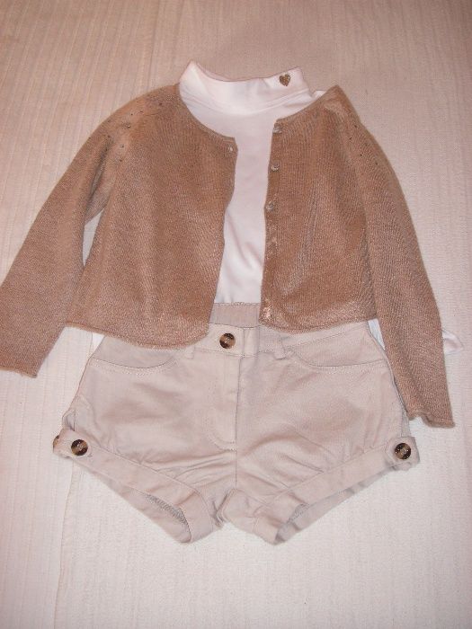 Calças e Casaco Zara e Calção Patricia Mendiluce T-3, 3/4 e 4/5 Anos