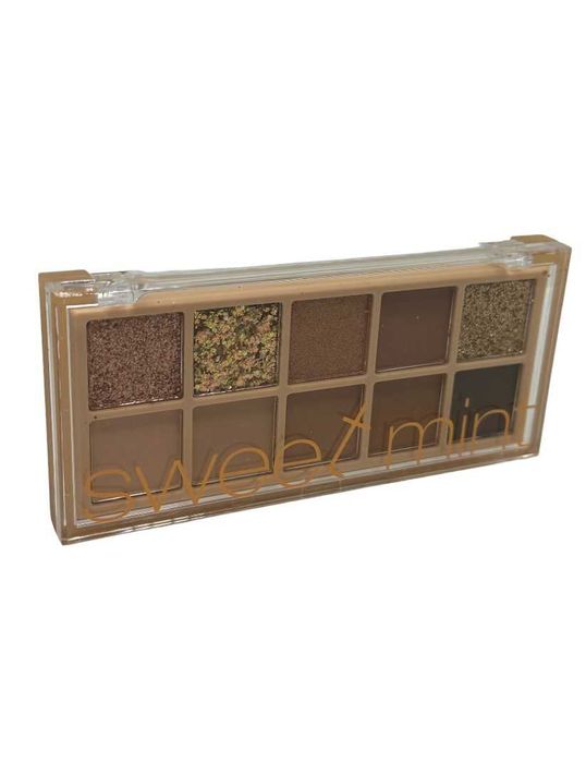 Paleta cieni do powiek 10 odcieni makijaż oka brokatowe kod 1476