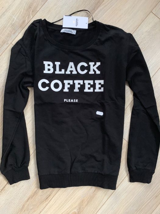 pull&bear bluza S 36 Nowa black coffee
