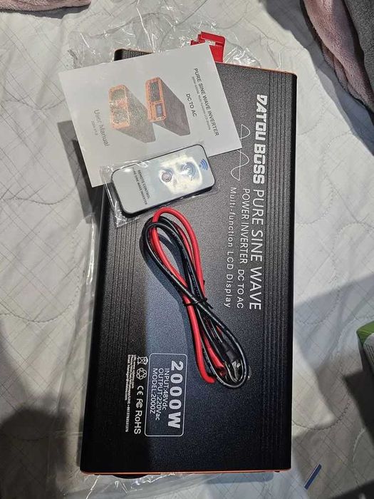 Інвертор з чистою синусоїдою Datouboss 12V-220V,2000W/4000W PSW-2000W