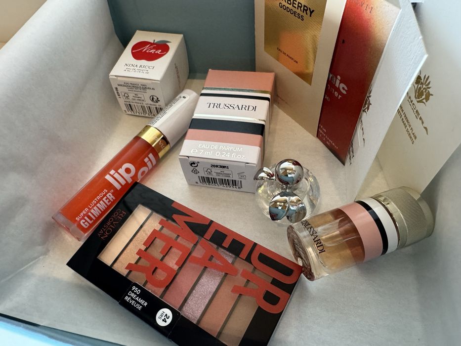 Подарунковий бʼюті бокс #1 Brocard Trussardi Nina Ricci Burberry
