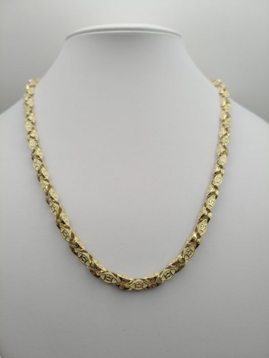 Złoty Łańcuszek Cartier  Pr.585 14K Nowy 60cm