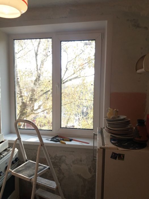 Суми. Укоси  після устаткування вікон.