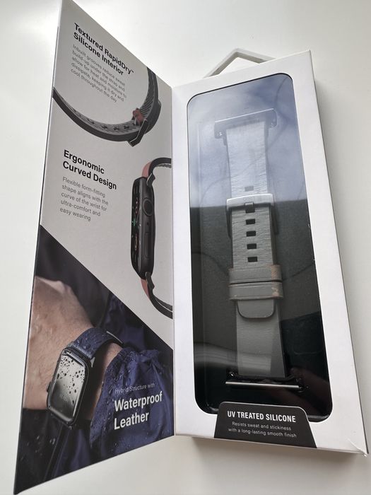 Ремінець для Apple watch UNIQ STRADEN grey 42,44,45,46,49mm