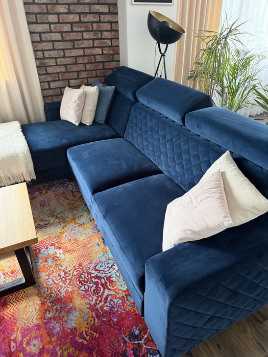 Sofa, naroznik.kanapa zestaw Materiał premium