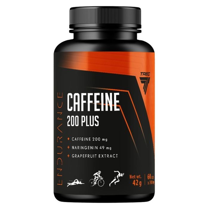 mocna czysta kofeina trec endurance caffeine 200 plus 60 kaps energia moc
