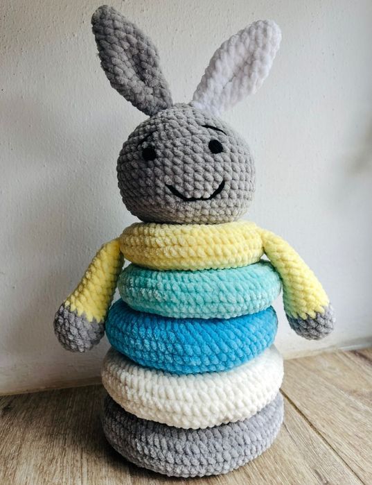 Piramida wieża  Zajączek handmade