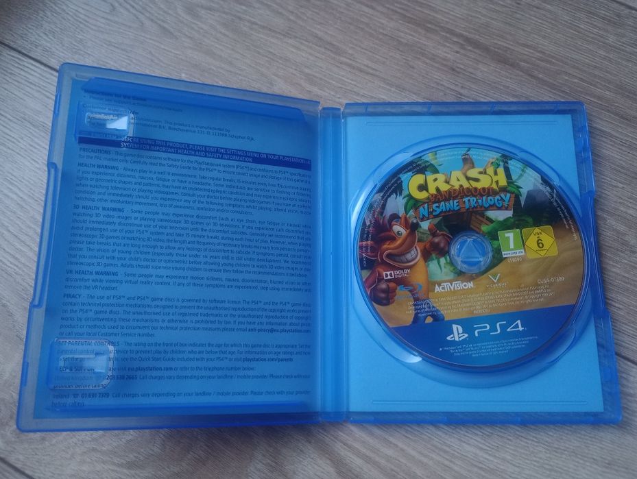 Crash Bandicoot N Sane Trilogy PS4