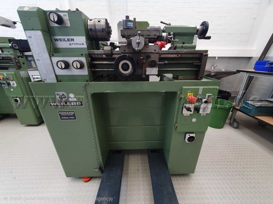 Tokarka Weiler Primus LZ/G
Tokarka ze śrubą pociągową i śrubą posuwową