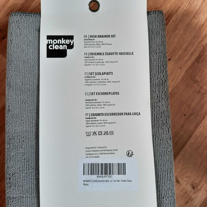 Ociekacz do naczyń Składana suszarka MONKEY CLEAN 45x60 cm