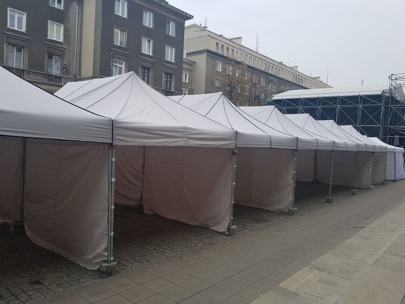 namiot 3x6 z 3 bokami nowy  ALU-MIX sprzedam