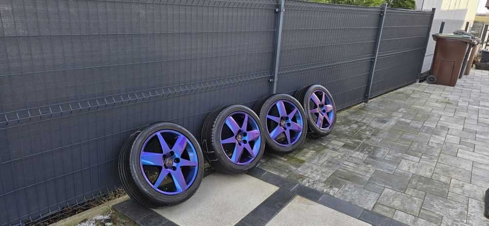Alufelgi Saab 93, opony letnie Falken