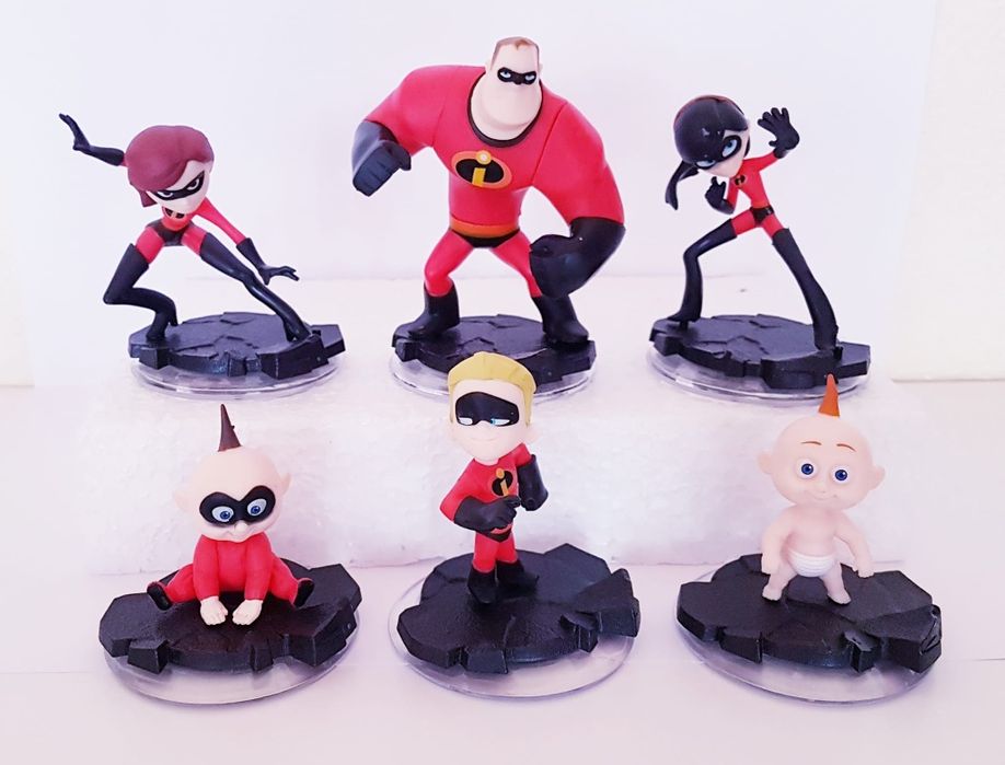 6 Pcs/Bonecos – The Incredibles (Portes Incluidos)