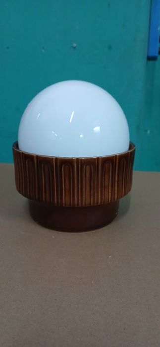 Candeeiro vintage ceramica modernista