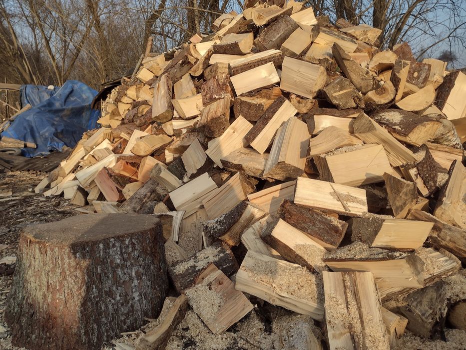 Drewno opałowe Sezonowane,Liściaste TWARDE buk-brzoza Transport GRATIS