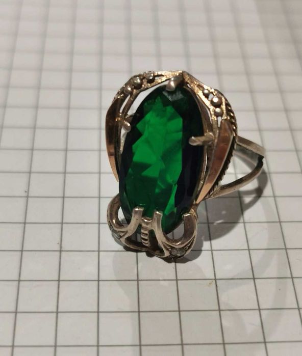 Серебрянное старое кольцо