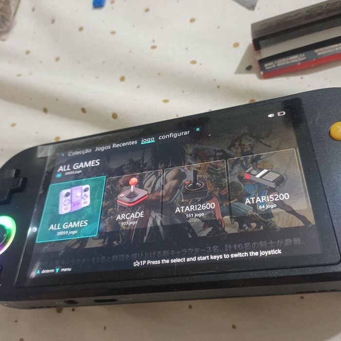 consola retro com 40000 jogos