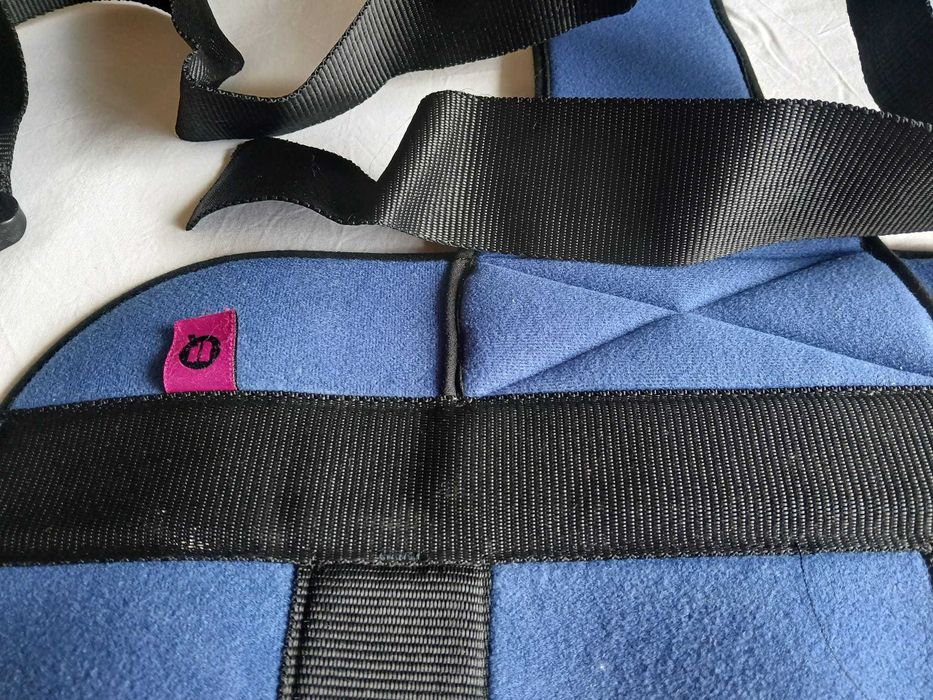 Colete de Fixação Pélvico/Abdominal para Cadeira de Rodas (Azul)