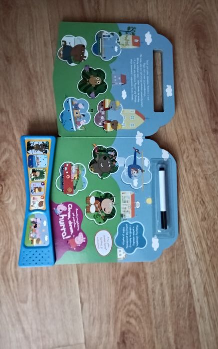 Nowa dźwiękowa książeczka ze zmywalnym flamastrem Peppa Pig