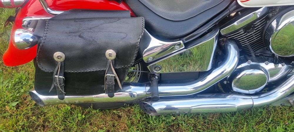 Kawasaki VN800 Classic - Świetny stan - Sakwy - Oparcie