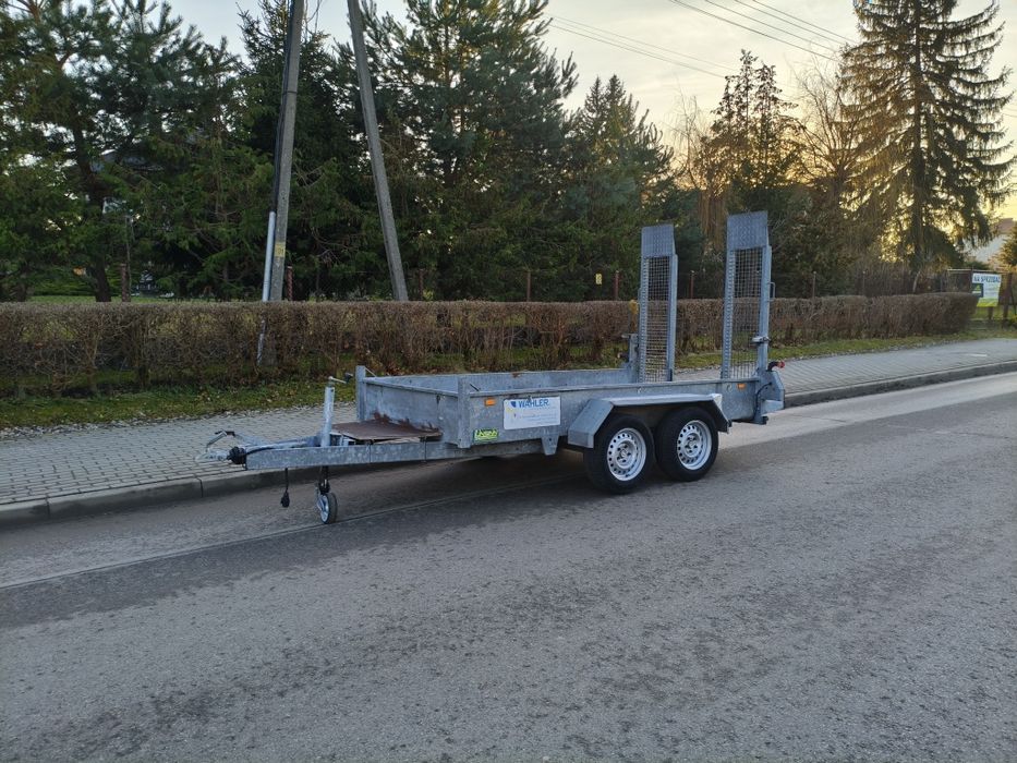 DMC 2600 kg. Mocna przyczepa pod minikoparkę