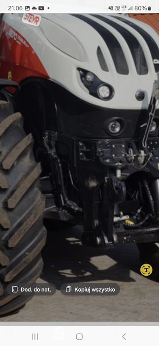 Case steyr terrus 6270 części kolektor wydechowy