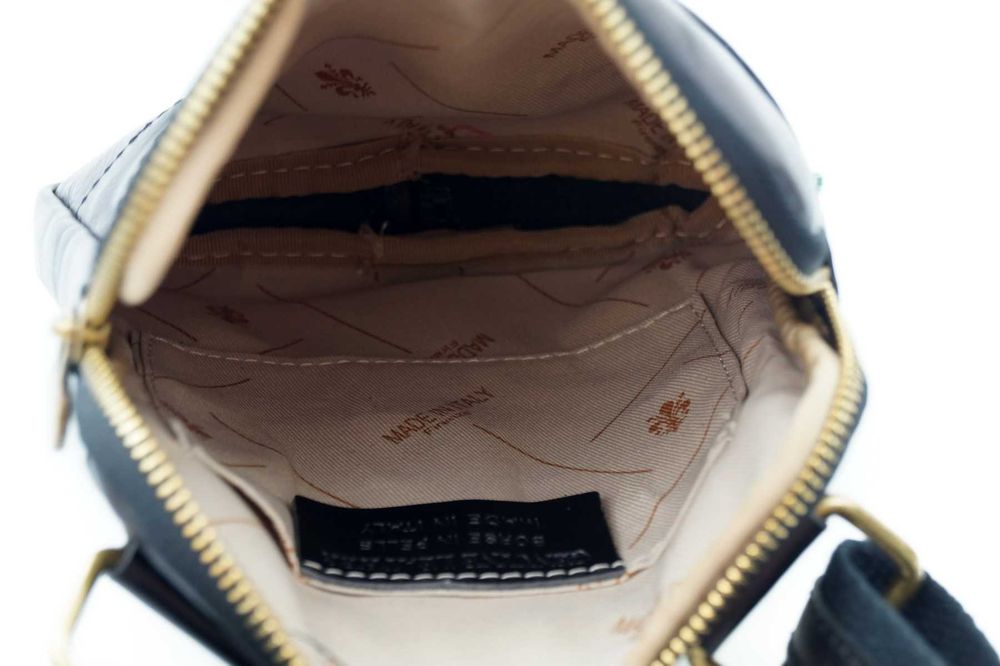 TORBA skórzana męska na ramię raportówka V379 brązowa