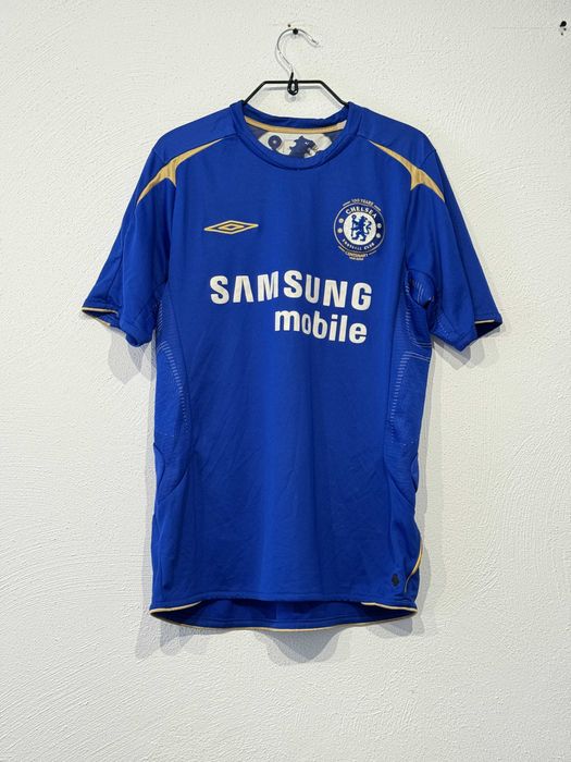 Chelsea "Centenário" 2005/2006 Camisola de Futebol Vintage  M