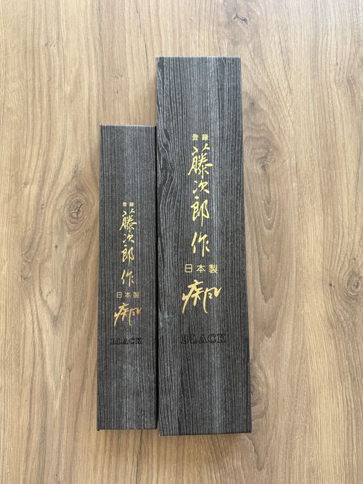 Tojiro Shippu Black – Gyuto 180 mm + Petty 70 mm – Made in Japan