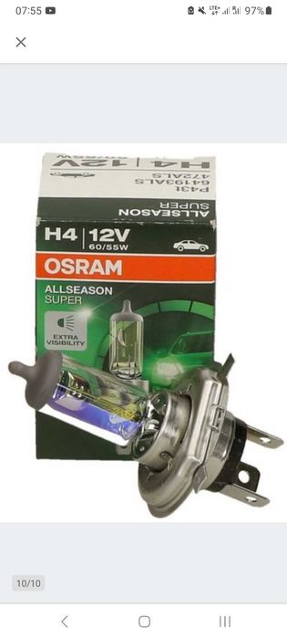 OSRAM allseason super H4 2szt.