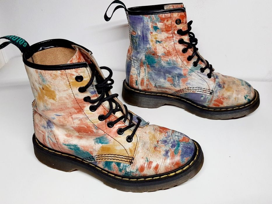 Skórzane glany Solovair soft sole suspension