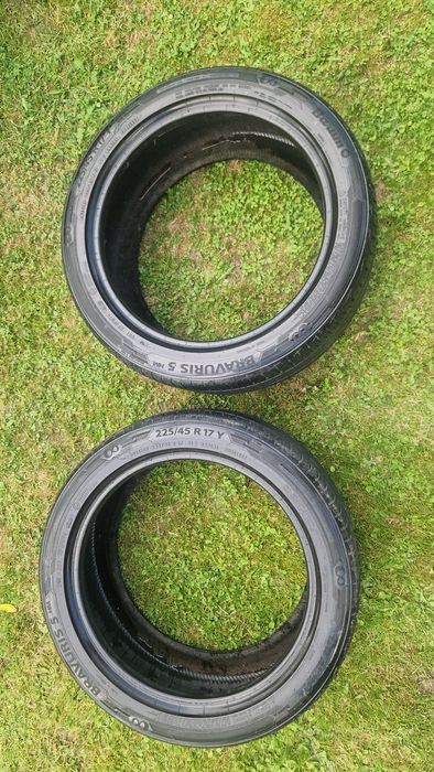 2szt 150złOpony lato 225/45/17  bieznik 6mm