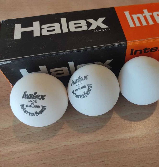 Bolas ténis de mesa Halex e Champion ping pong colecionável