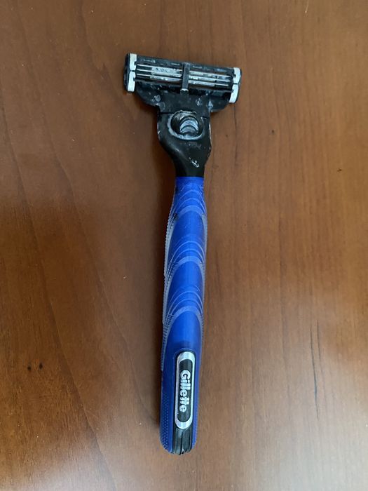 Máquina  barbear Gillette Mach 3 com lamina barba