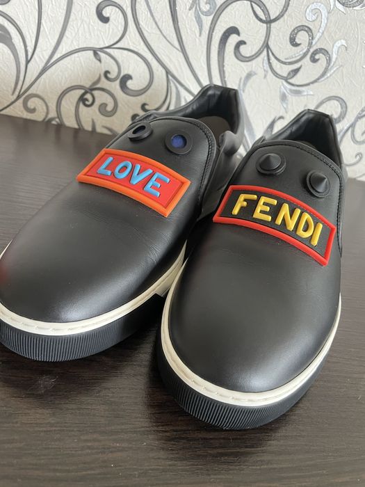 Слипоны,кеды Fendi  Оригинал