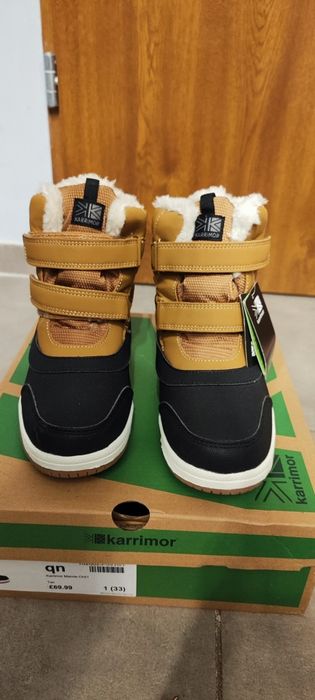 Buty dziecięce zimowe wodoodporne karrimor