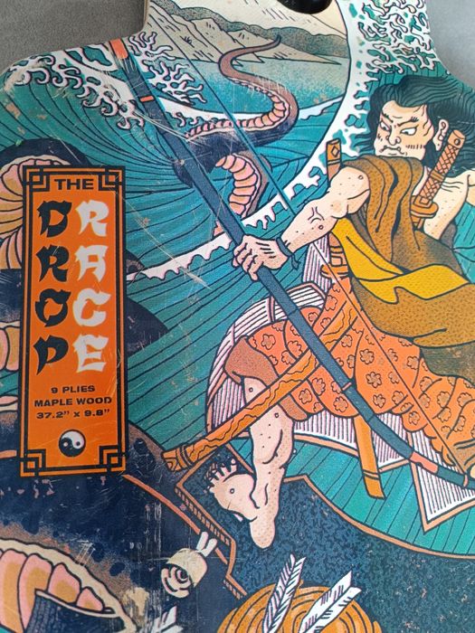 Deskorolka longboard oxelo