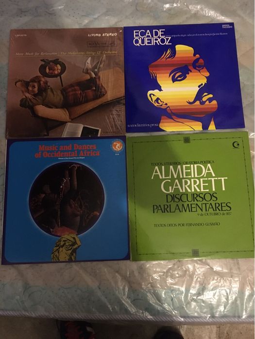 Discos de vinil em excelente estado.