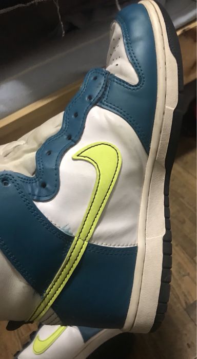 Nike dunk azul e branco