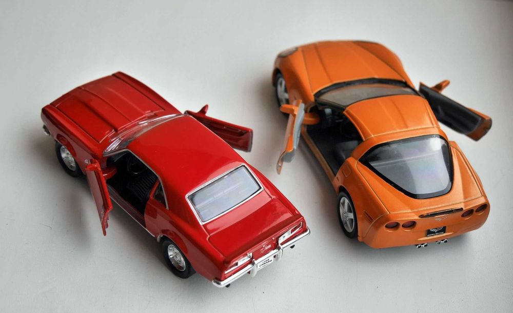 Модель Chevrolet Corvette C6 Z06/CAMARO Z28 1968 WELLY: 245 грн