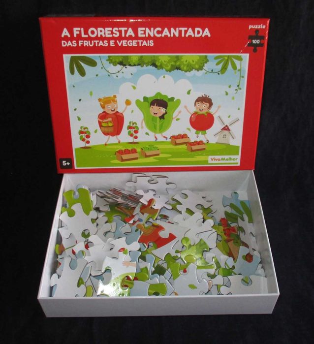 Puzzle A Floresta Encantada 100 peças Completo