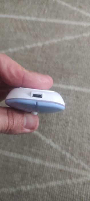 Rato wireless com bateria recarregável e cabo