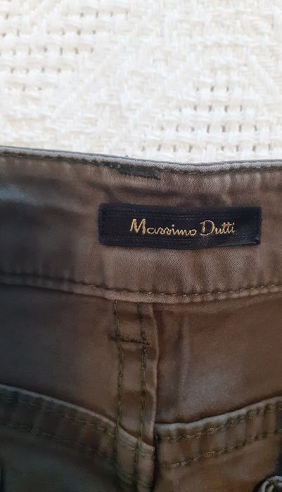 Calças caqui massimo dutti