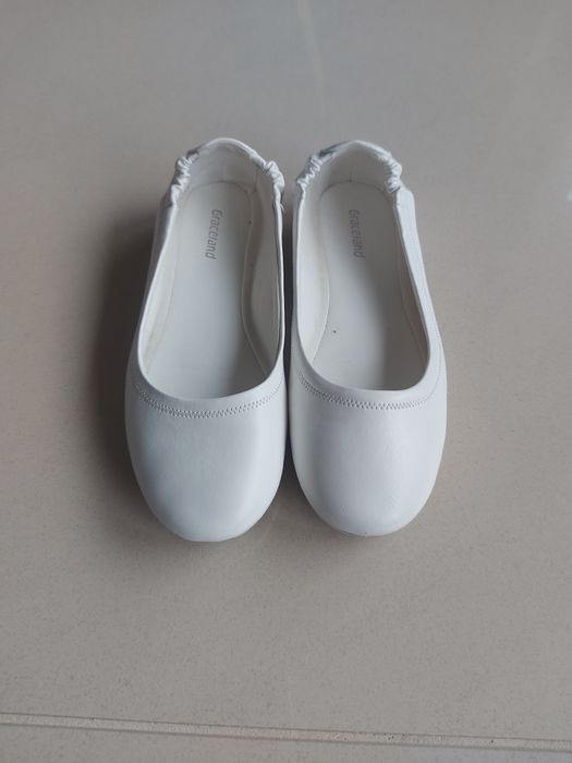 Baleriny buty białe 32