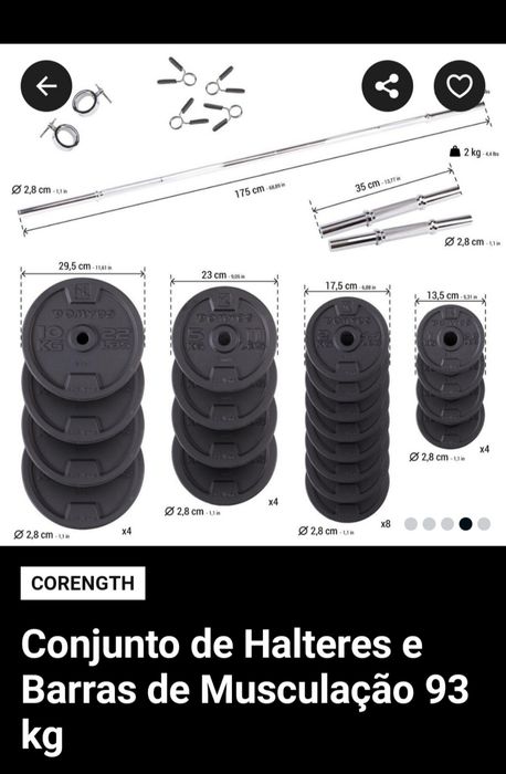 93 kg Weight Training Set507389562417981442