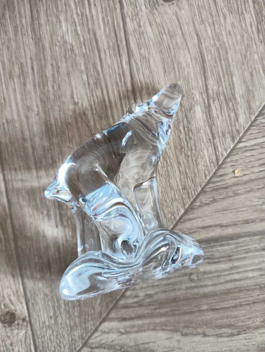 Szklana figurka, przycisk do papieru ozdoba