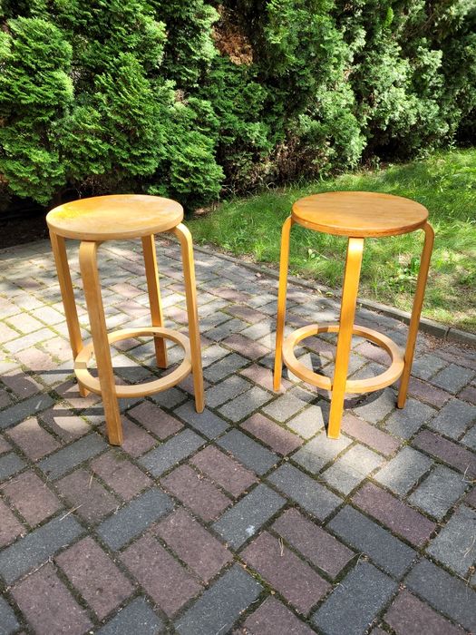 Taboret drewniany