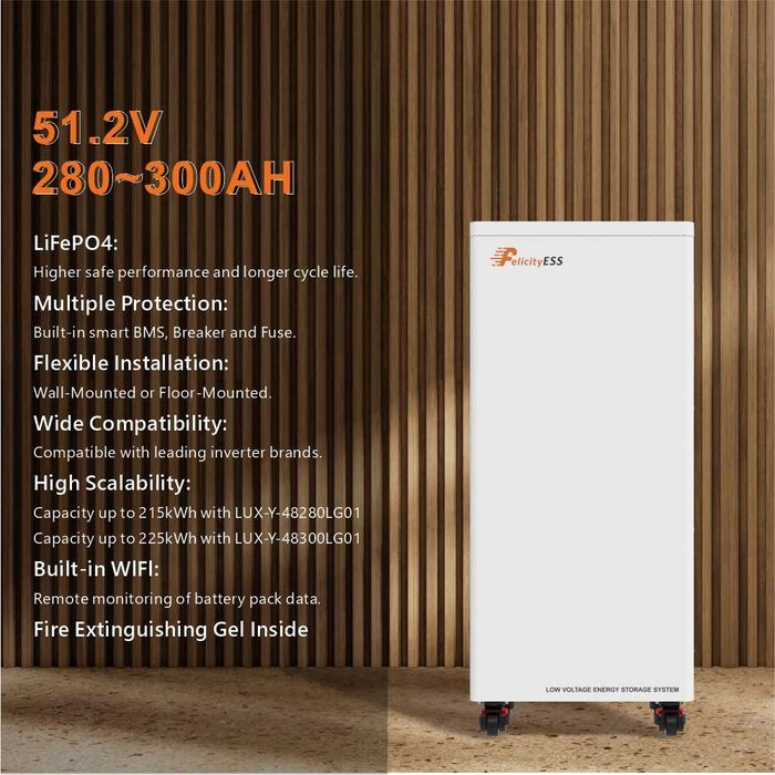 Акумулятор Felicity FLA48300-EU [15 кВт, 48в, lifepo4]