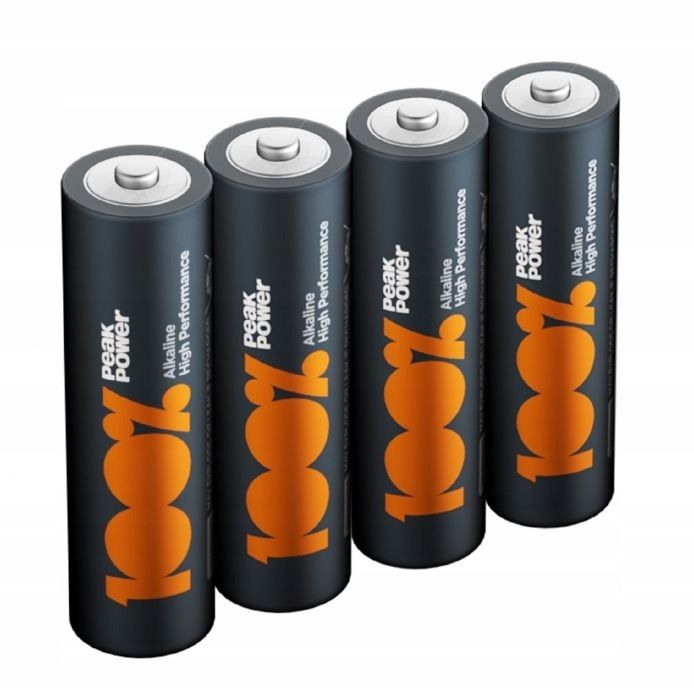 baterie alkaliczne gp 1,5v aa r6 paluszki 4 szt.